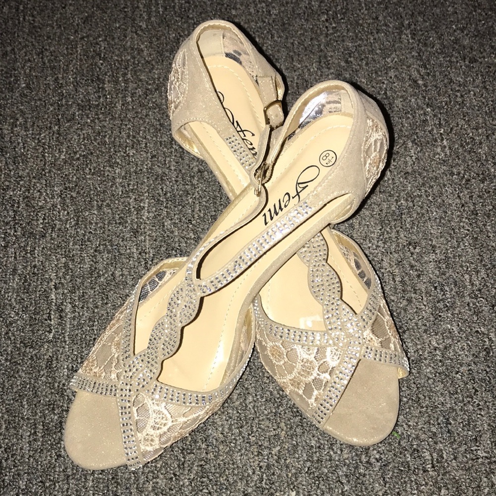 Lace heels